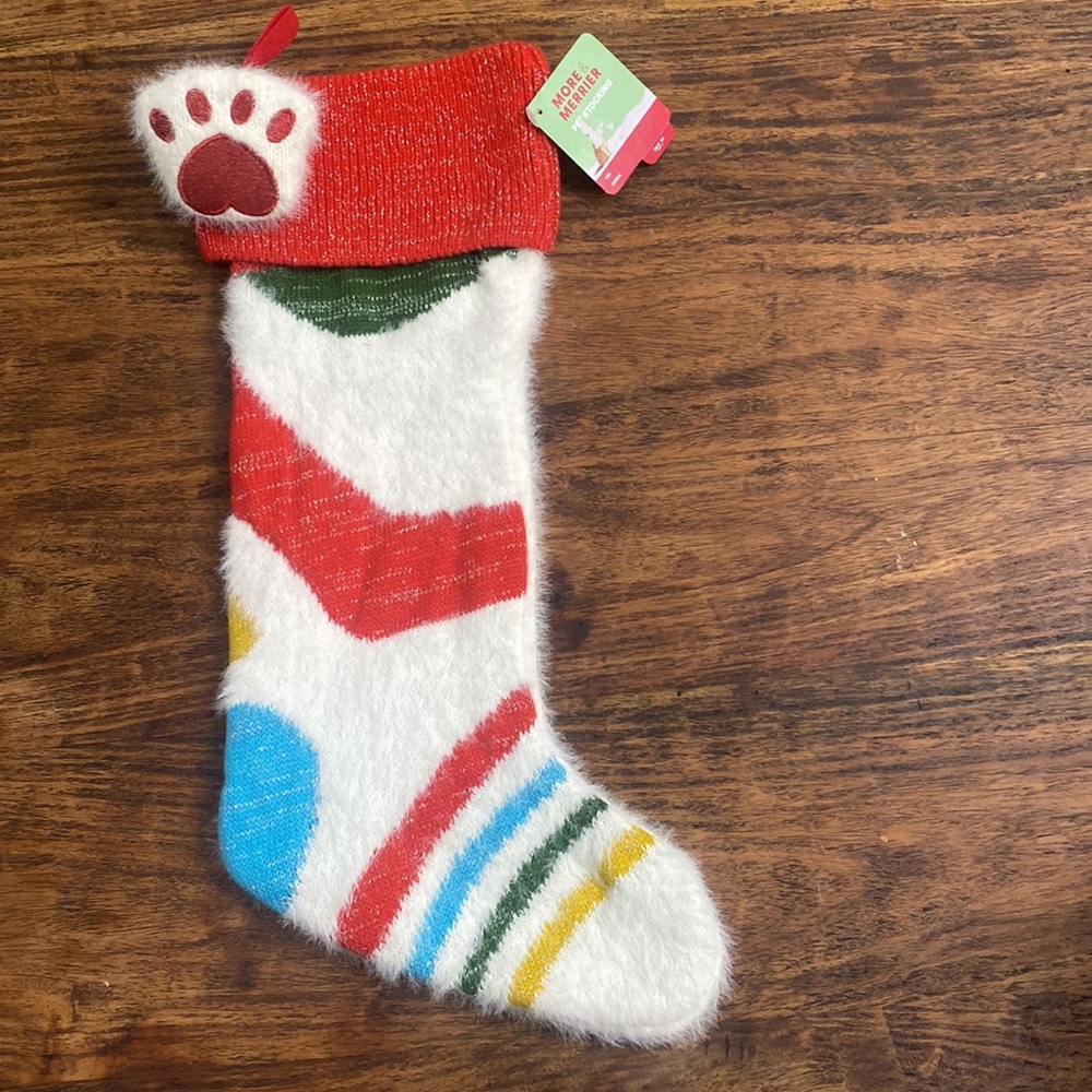 🌼 NWT Christmas Stocking for your fur baby